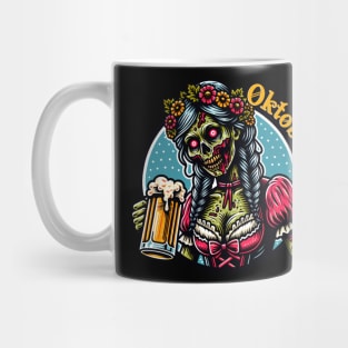Oktoberfest Zombie Barmaid Mug